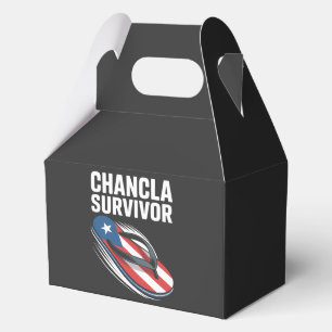 chancla survivor funny spanish joke favour box