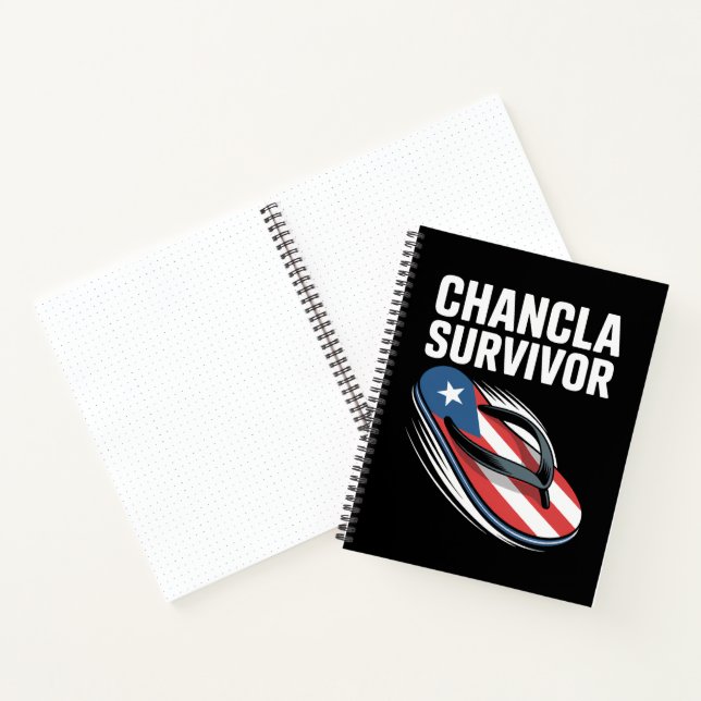 Chancla Survivor Funny Spanish Joke Notebook (Inside)