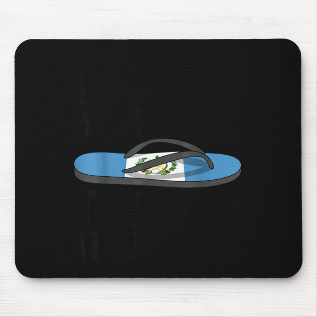Chancla Survivor Guatemala Funny Guatemalan Flag  Mouse Pad (Front)