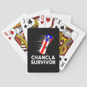 Chancla Survivor Playing Cards