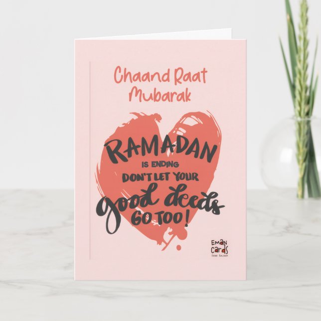 Chand Raat Mubarak - Ramadan Card (Front)