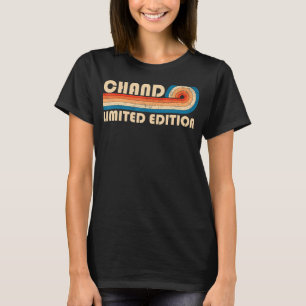 CHAND Surname Retro Vintage 80s 90s Birthday Reuni T-Shirt