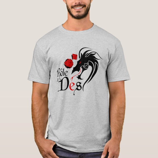 Chandail officiel - Rôle les Dés - Official T-Shirt (Front)