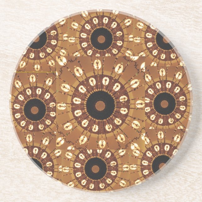 'Chandelier Abstract' Coaster (Front)