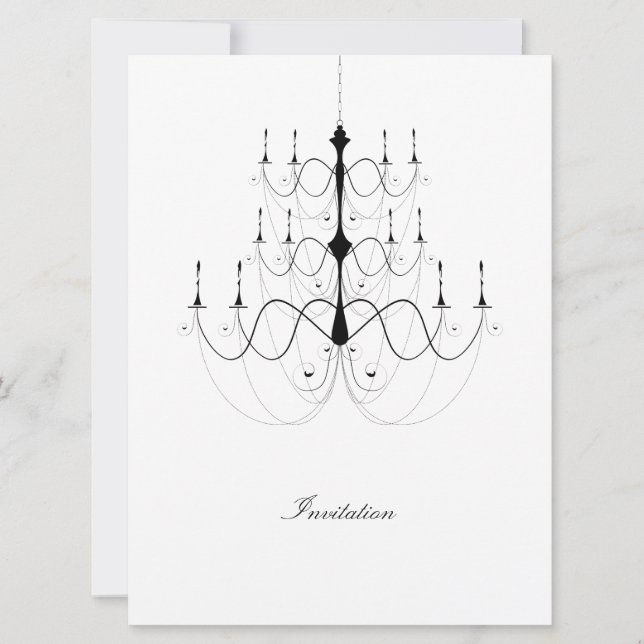 Chandelier - CP Invitation (Front)