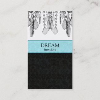 Chandelier Crystals Real Estate Business Card