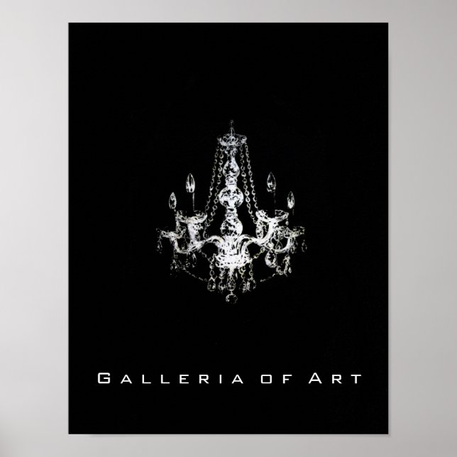Chandelier Elegance ~ Poster 11x14.4 (Front)