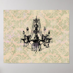 Chandelier Elegance ~ Print / Poster