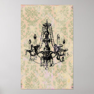 Chandelier Elegance ~ Print / Poster