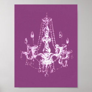 Chandelier Elegance ~ Print / Poster