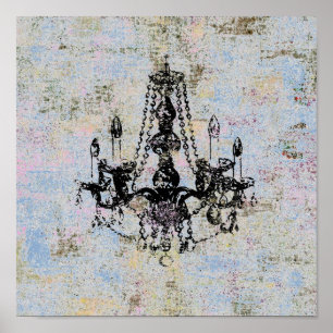 Chandelier Elegance ~ Print / Poster