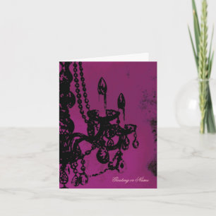 Chandelier Glamour ~ Greeting / Note Card