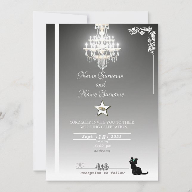 Chandelier Invitation (Front)