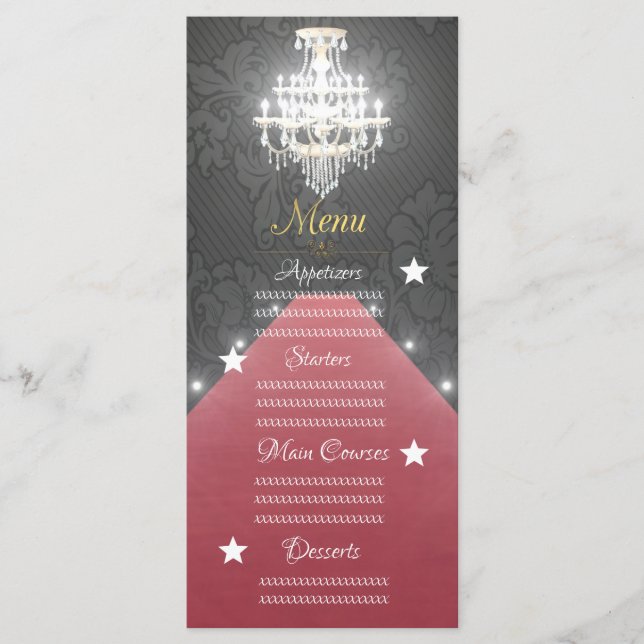 Chandelier Menu (Front)