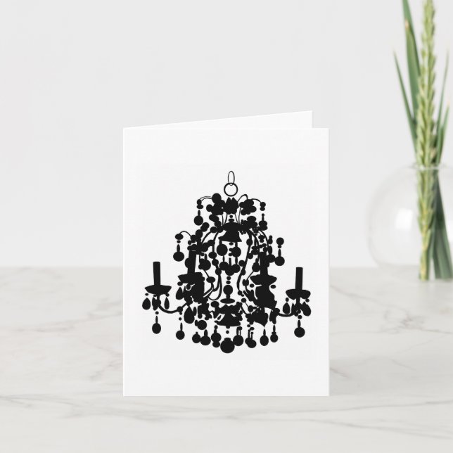 Chandelier Note Card (Front)
