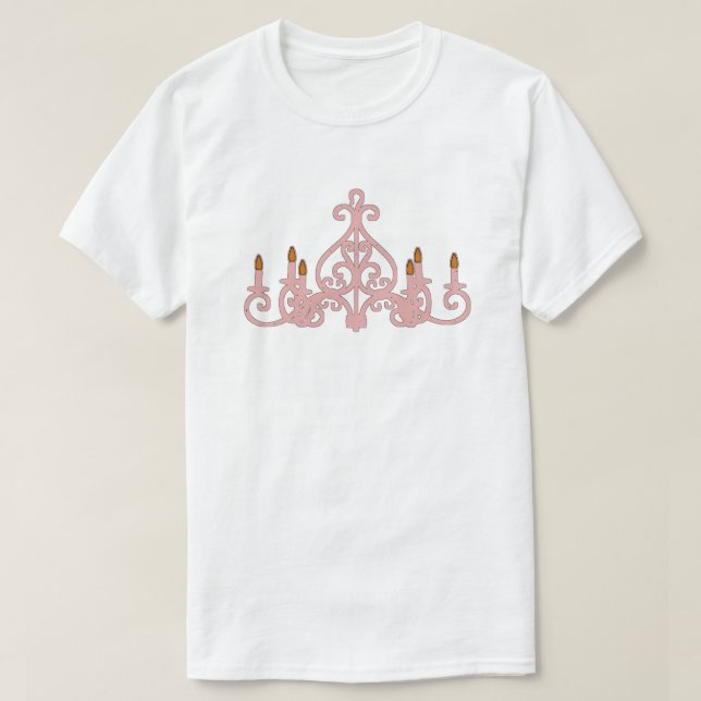 Chandelier Pink ~ PLUS SIZE up to 6x / tshirt (Design Front)