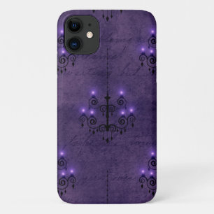 Chandelier purple, black gothic vintage  Case-Mate iPhone case