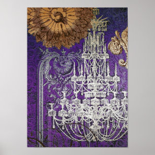 Chandelier Romance ~ Poster / Print
