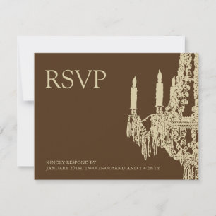 Chandelier RSVP Cards