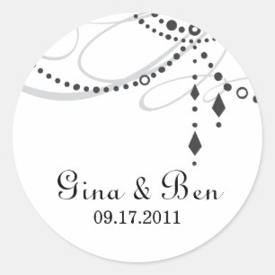Chandelier Sticker Label