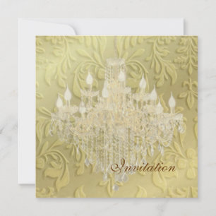 Chandelier, wedding Invitations