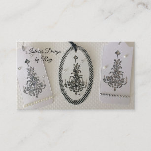 Chandeliers Interior Design Business Card