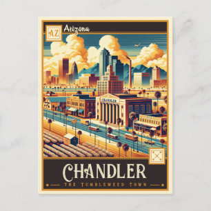 Chandler, Arizona Vintage Postcard