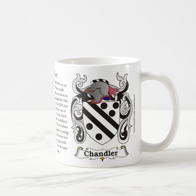 Chandler Family Coat of Arms Mug (Right)