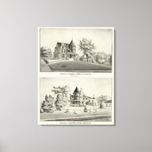 Chandler residence, Manchester, NH Canvas Print