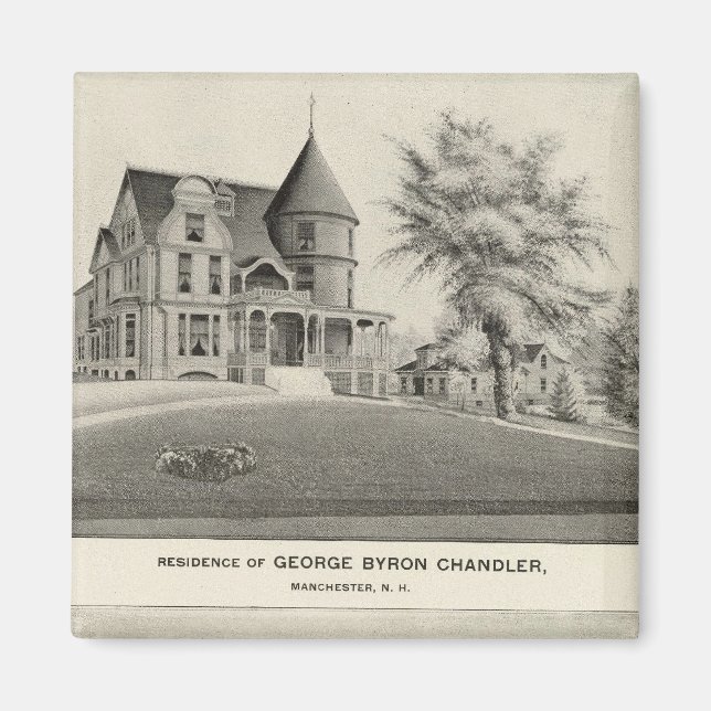 Chandler residence, Manchester, NH Magnet (Front)