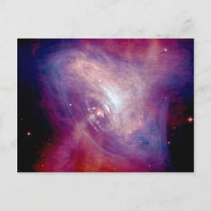 Chandra Crab Nebula NASA Space Postcard