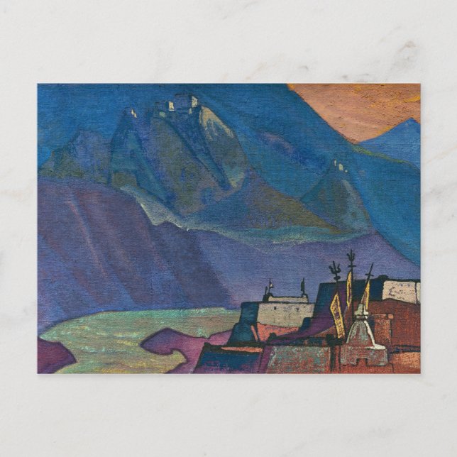 Chandra River, 1932 by Nicholas Roerich Postcard (Front)