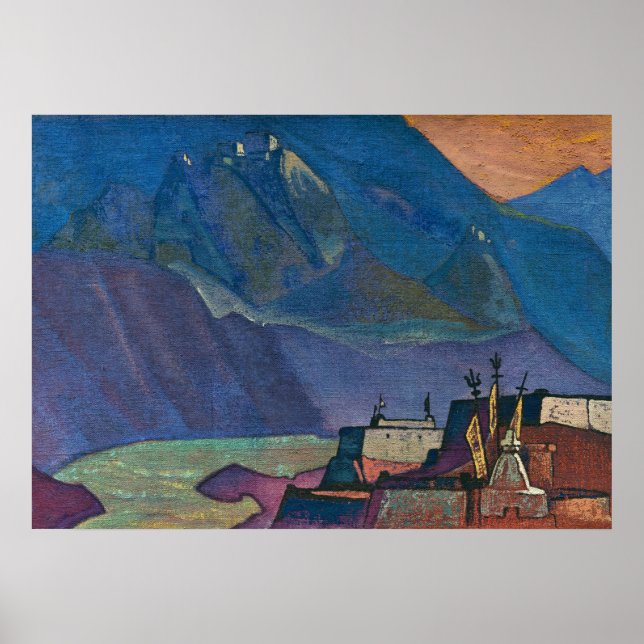 Chandra River by Nicholas Roerich Poster (Front)