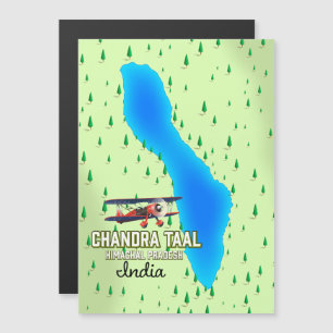 Chandra Taal Himachal Pradesh Indian lake map
