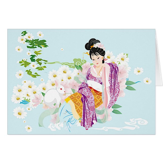 Chang E, Bunny, Blossoms Moon Festival (Front Horizontal)