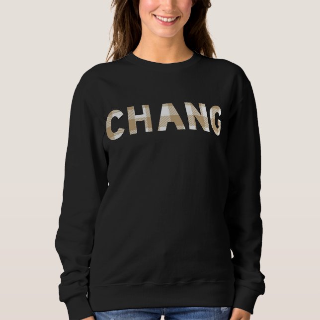 Chang Hmong Last Name Plaid Family Matching Shirt (Front)