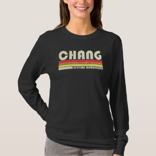 Chang Surname Retro Vintage 80s 90s Birthday Reuni T-Shirt