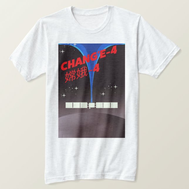 Chang'e-4 China space Art. T-Shirt (Design Front)