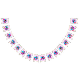 Change Age Name Mermaid Birthday Party Personalise Bunting