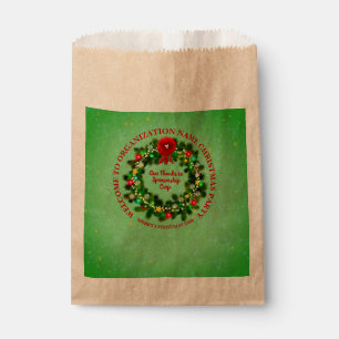 Change ALL Text Organisation Christmas Party Favour Bags
