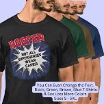 Change Any Text, ROOFER, Not All Superheroes T-Shirt<br><div class="desc">ROOFER Design - You Can Change the Text To A Different Occupation & Phrase - see longer and shorter occupation names in my store if your new word does not quite fit - See my store for more great occupation theme gift ideas!</div>
