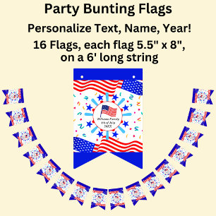 Change Any Text USA Flag Independence Day National