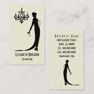 CHANGE COLOR Moi Fashion Plate ~ Business Card