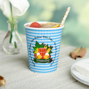 Change / Delete Text Add Other Details Octoberfest Paper Cups