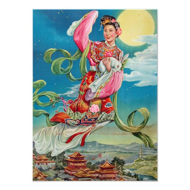 Chang'e Flying to the Moon Photo Print (Front)