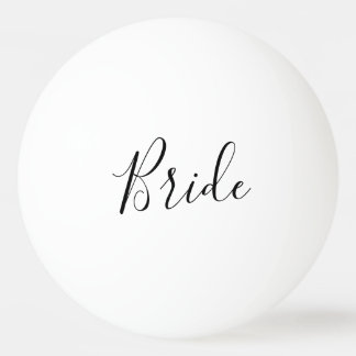 Change Font - Custom Bride Ping Pong Ball