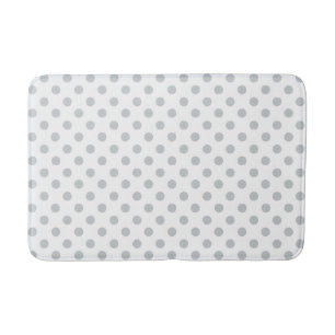 Change Grey Polka Dots Any Colour Click Customise Bath Mat