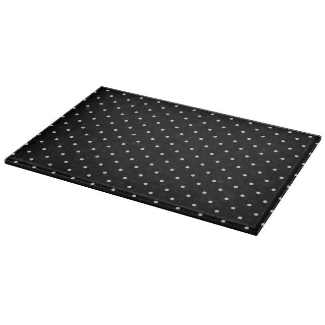 Change Grey Polka Dots Any Colour Click Customise Cutting Board (Corner)