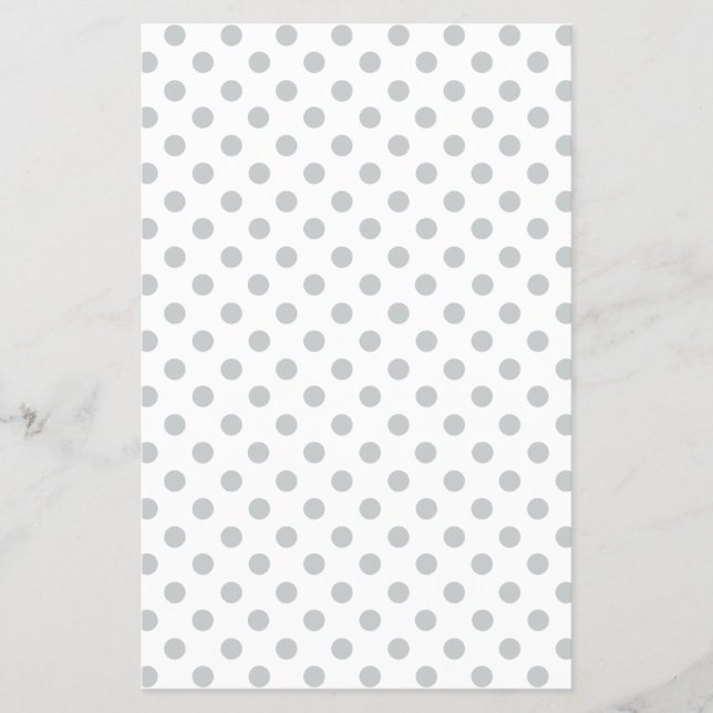 Change Grey Polka Dots Any Colour Click Customise Flyer (Front)