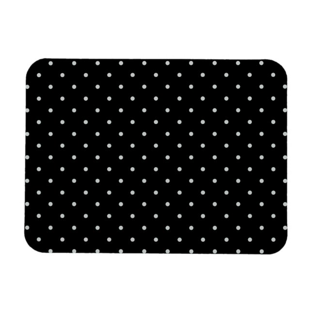Change Grey Polka Dots Any Colour Click Customise Magnet (Horizontal)